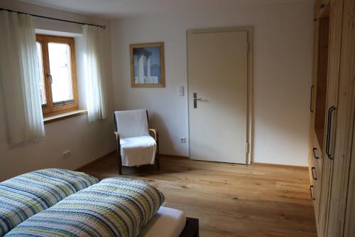 Postel nebo postele na pokoji v ubytování Ferienwohnung Heer