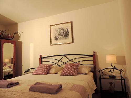Кровать или кровати в номере Apartments Lana