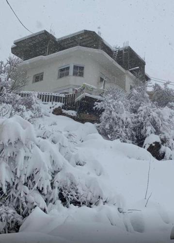 L'établissement Jasmin Suites en hiver