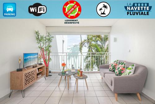 Appartement 2 chambres climatisées Marina calme proche plage linge inclus