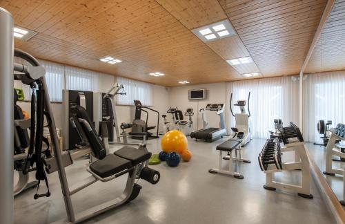 Fitness centrum a/nebo fitness zařízení v ubytování Hotel Stump's Alpenrose