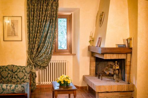 Χώρος καθιστικού στο Rocca Di Pierle, Agriturismo di Charme - Cortona
