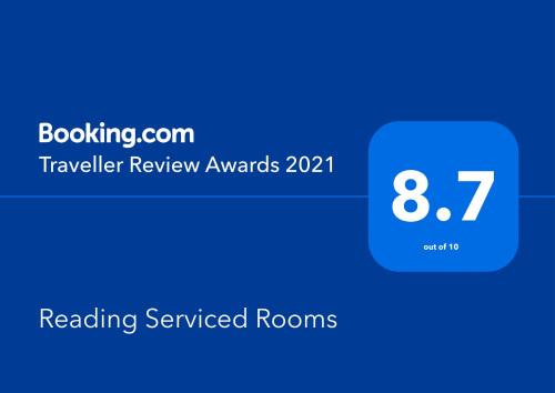 a screenshot of a text box with the reading serviced rooms at Reading Serviced Rooms in Reading