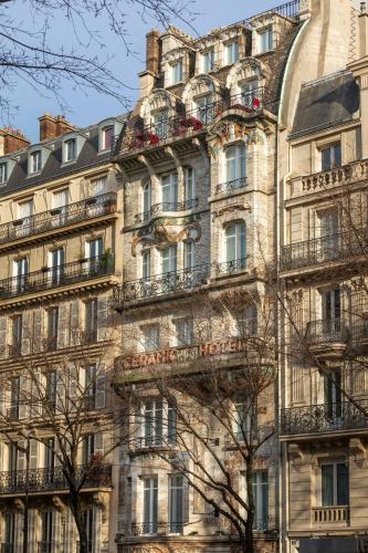 a building with balconies on the side of it at Elysées Ceramic in Paris
