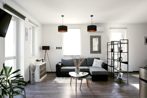 Posezení v ubytování A-765 Apartman