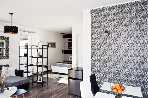 Posezení v ubytování A-765 Apartman