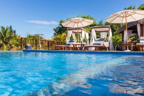Bazén v ubytování Bahiamarela Boutique Hotel & SPA nebo v jeho okolí
