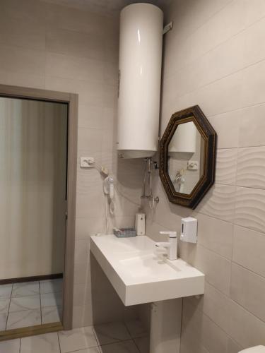 Koupelna v ubytování Mini Hotel na Gasheka