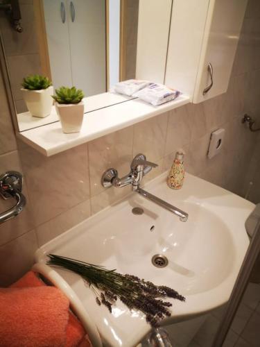 Koupelna v ubytování Apartmani Rita Studio