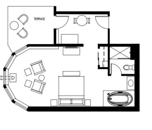 The Setting Inn Willamette Valleyの見取り図または間取り図
