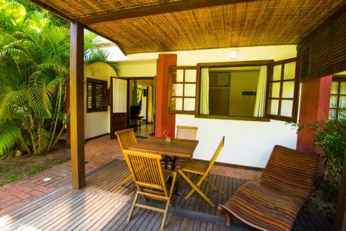 Kawasan patio atau luaran di Apart Hotel Forte Blu