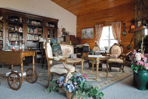 Knihovna v bed and breakfast