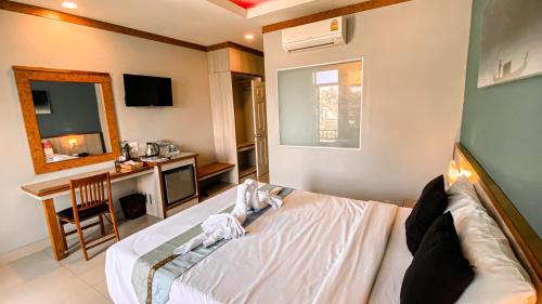 K2 Hotel at Thachangにあるベッド