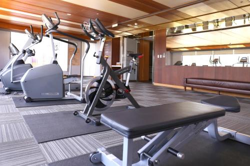 Fitness centrum a/nebo fitness zařízení v ubytování Fushin Hotel - Tainan