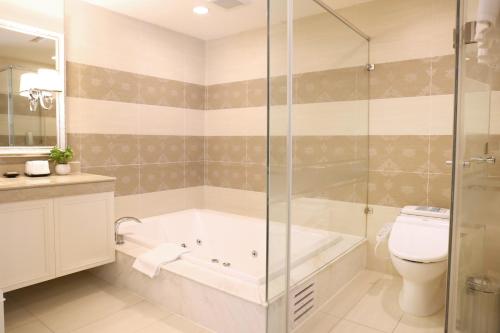 Koupelna v ubytování Fushin Hotel - Tainan
