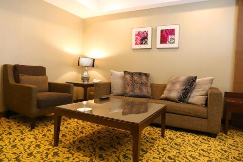 Posezení v ubytování Fushin Hotel - Tainan