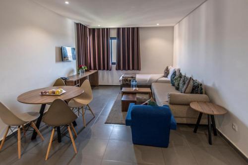 Istumisnurk majutusasutuses Wazo Appart-Hôtel