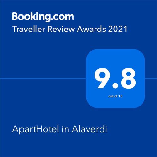 a screenshot of a text box with an airport hotel in algarrett at ApartHotel in Alaverdi in Alaverdi