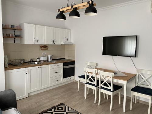 Köök või kööginurk majutusasutuses Aria apartman
