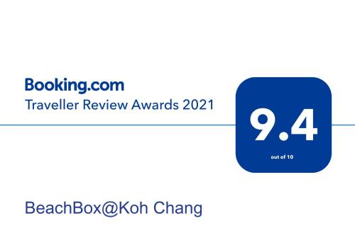 a screenshot of the receivator review awards at BeachBox@Koh Сhang in Ko Chang