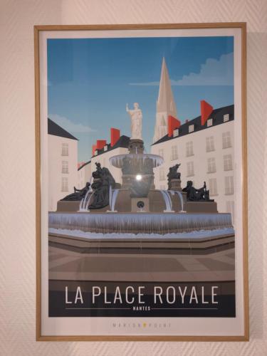 Naktsmītnes Le Grand Royal, 2 chambres de charme, PLACE ROYALE Nantē fotogalerijas attēls