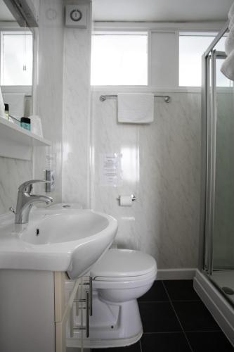 Bilik mandi di Trelawney Hotel - Guest House