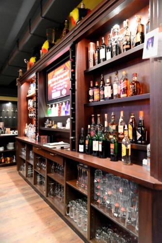 Lounge atau bar di Ursprung Apartments
