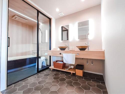 Koupelna v ubytování Hotel Imagine Kyoto