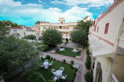 Jardín al aire libre en Mandawa Haveli