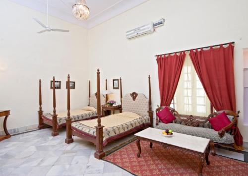 Cama o camas de una habitación en Mandawa Haveli
