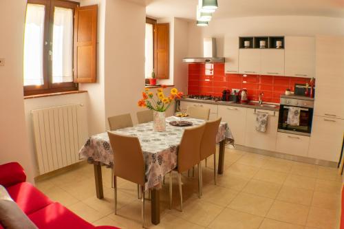 Kuchyň nebo kuchyňský kout v ubytování B&B Continanza