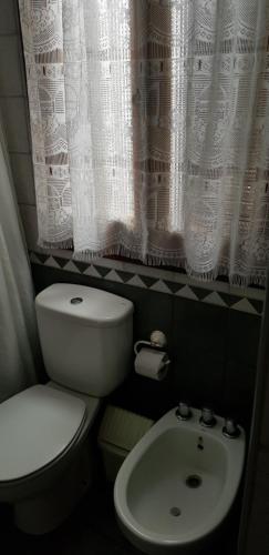 Koupelna v ubytování Complejo Tekis