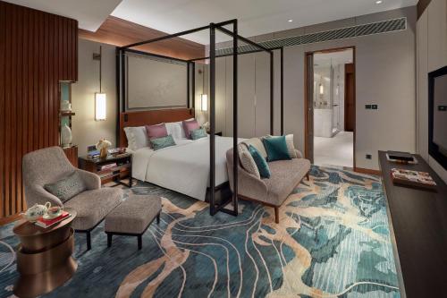 Χώρος καθιστικού στο Mandarin Oriental Wangfujing, Beijing