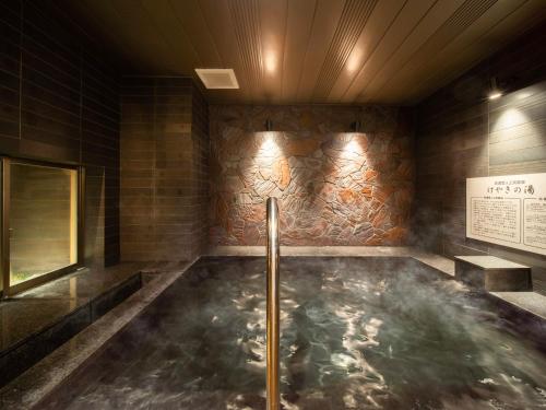 Koupelna v ubytování Super Hotel Kanku Kumatoriekimae