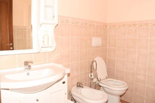 Phòng tắm tại casa vacanze in Garfagnana