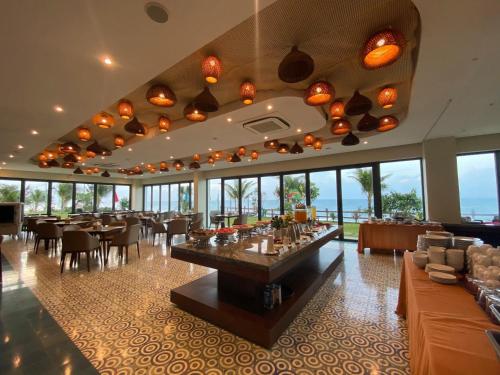 Khu vực ghế ngồi tại Ly Son Pearl Island Hotel & Resort