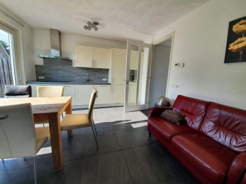Dapur atau dapur kecil di Appartement de Runsvoort