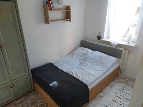 Posteľ alebo postele v izbe v ubytovaní Apartament Portowy z garażem, ul Towarowa