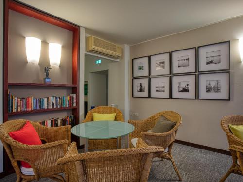 Χώρος καθιστικού στο Hotel Piroscafo