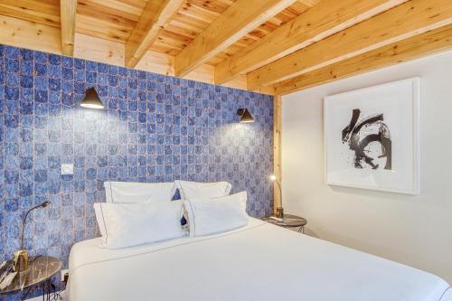 Katil atau katil-katil dalam bilik di Appartements Emile Fourcand -Your Bordeaux Home