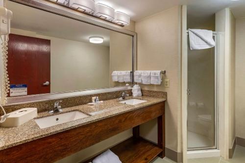 Ванная комната в Comfort Suites Manassas Battlefield Park