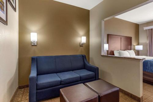 Гостиная зона в Comfort Inn & Suites Alameda at Albuquerque Balloon Fiesta Park