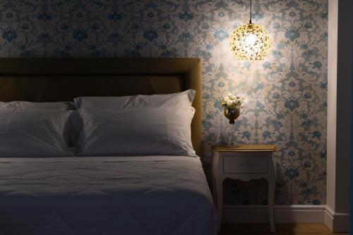 Cama o camas de una habitación en Hotel Sogaris