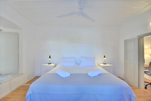 Postel nebo postele na pokoji v ubytování Villa Loukia