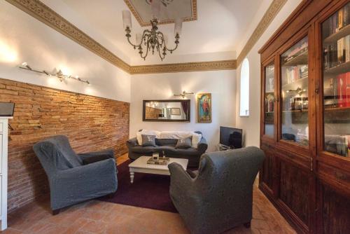 Posezení v ubytování Casa del Priore