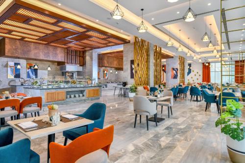 ห้องอาหารหรือที่รับประทานอาหารของ Tolip Resort El Galala Hills