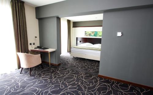 Hotel Orizontにあるベッド