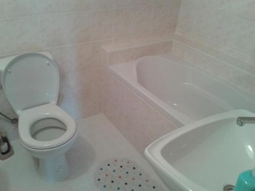 Kúpeľňa v ubytovaní Hostinec U Valentů
