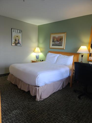 Ένα ή περισσότερα κρεβάτια σε δωμάτιο στο Tulip Inn Mount Vernon