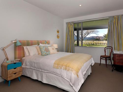 Posteľ alebo postele v izbe v ubytovaní Marlborough Magic - Rapaura Holiday Home